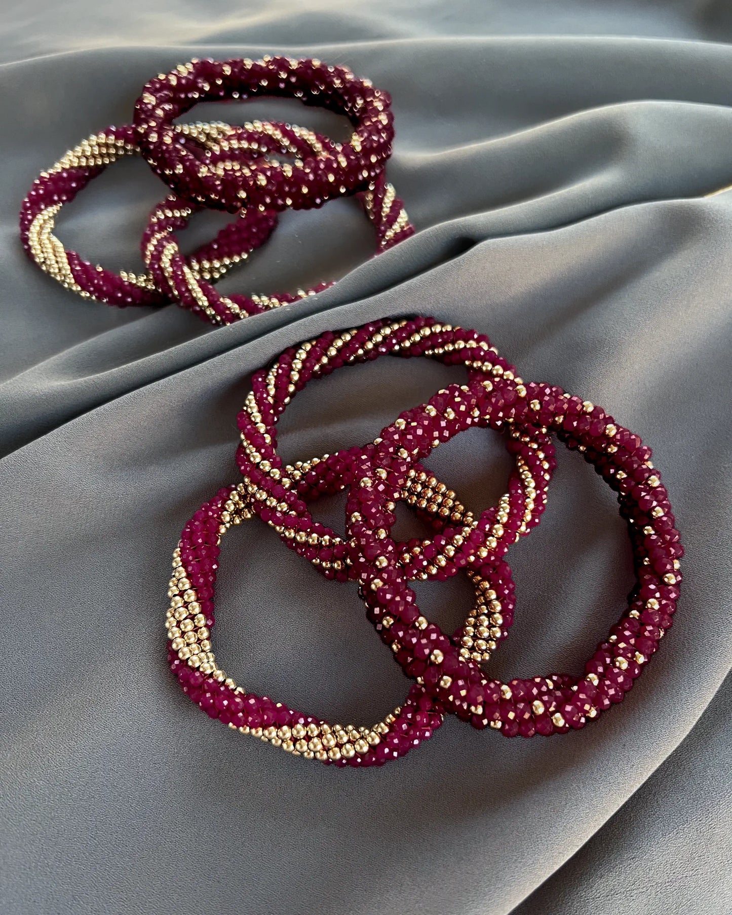 Sophia Ruby & Gold Bracelet