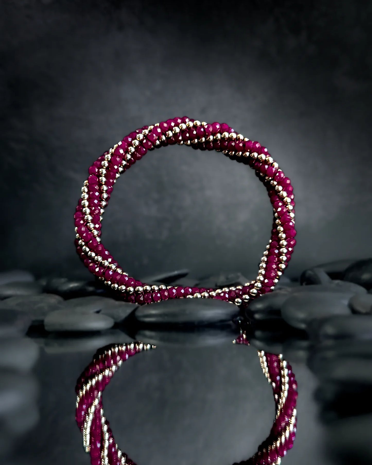 Rita Ruby & Gold Bracelet