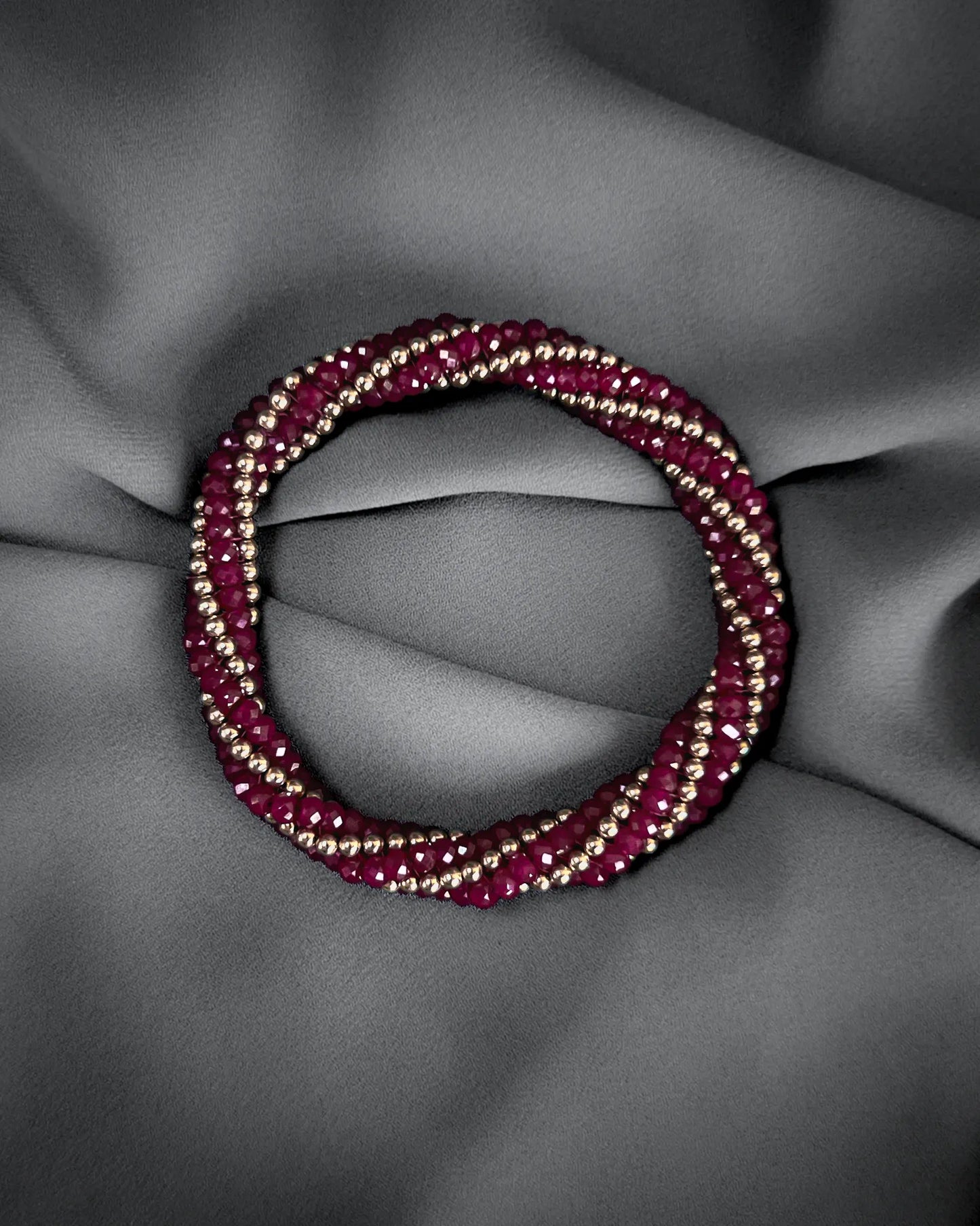 Rita Ruby & Gold Bracelet