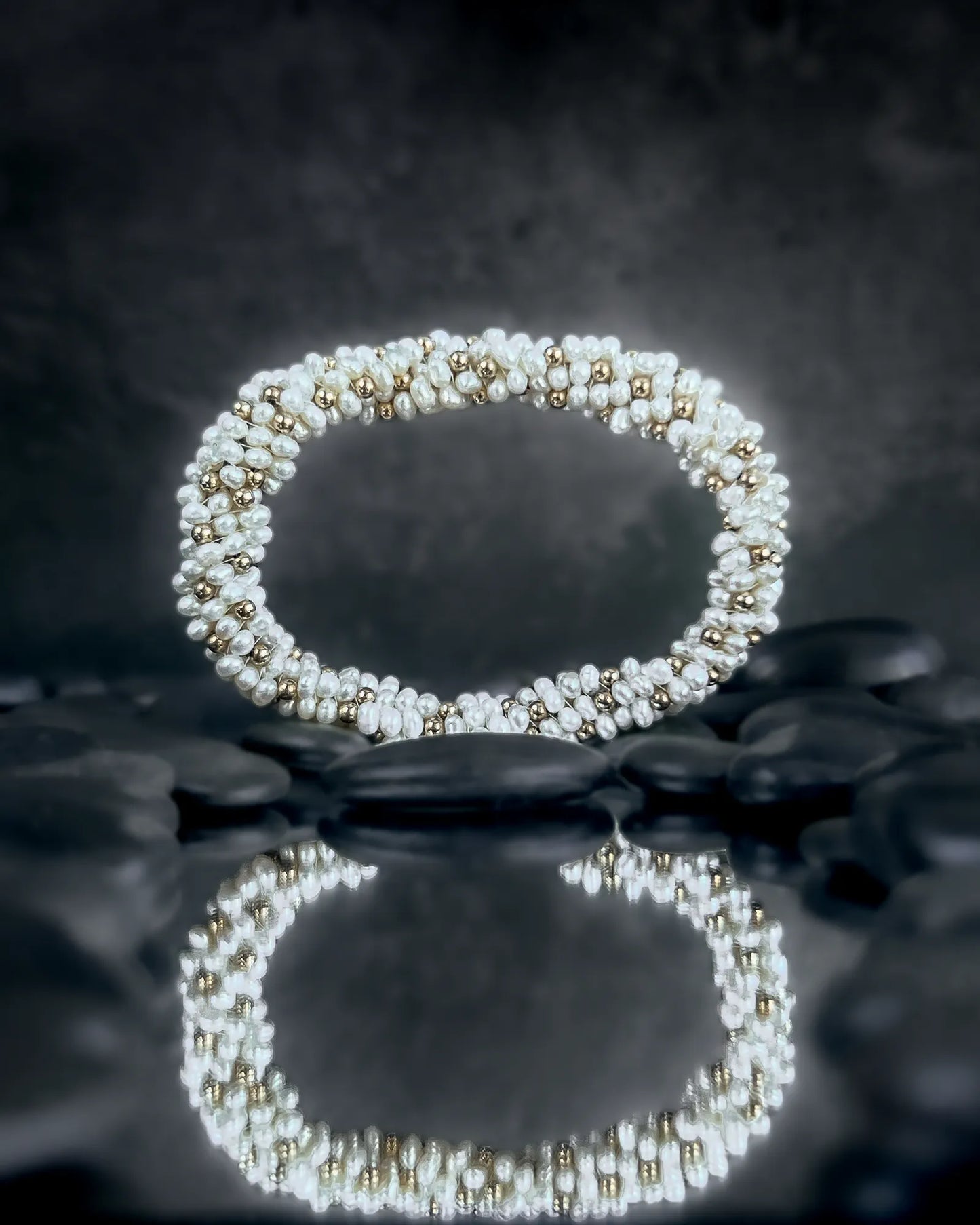 Sophia Pearl & Gold Bracelet