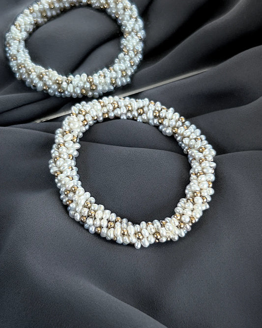 Sophia Pearl & Gold Bracelet