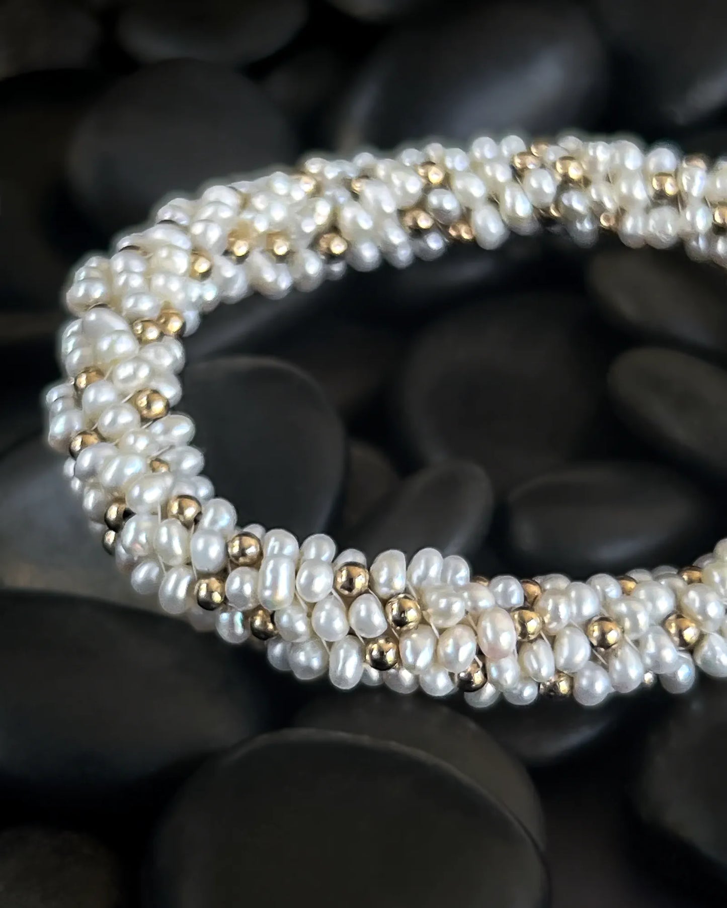 Sophia Pearl & Gold Bracelet