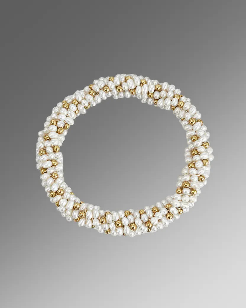 Sophia Pearl & Gold Bracelet