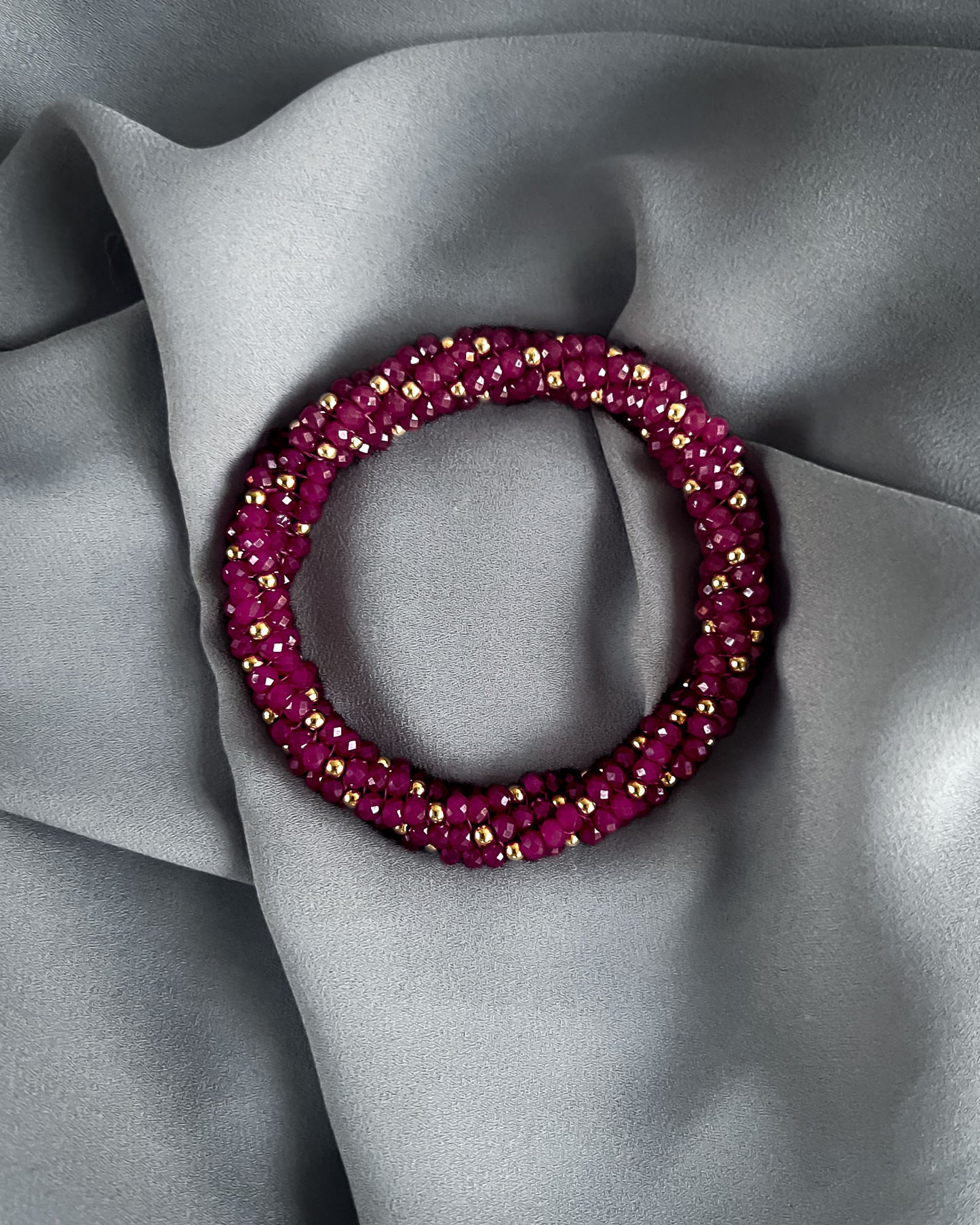 Sophia Ruby & Gold Bracelet